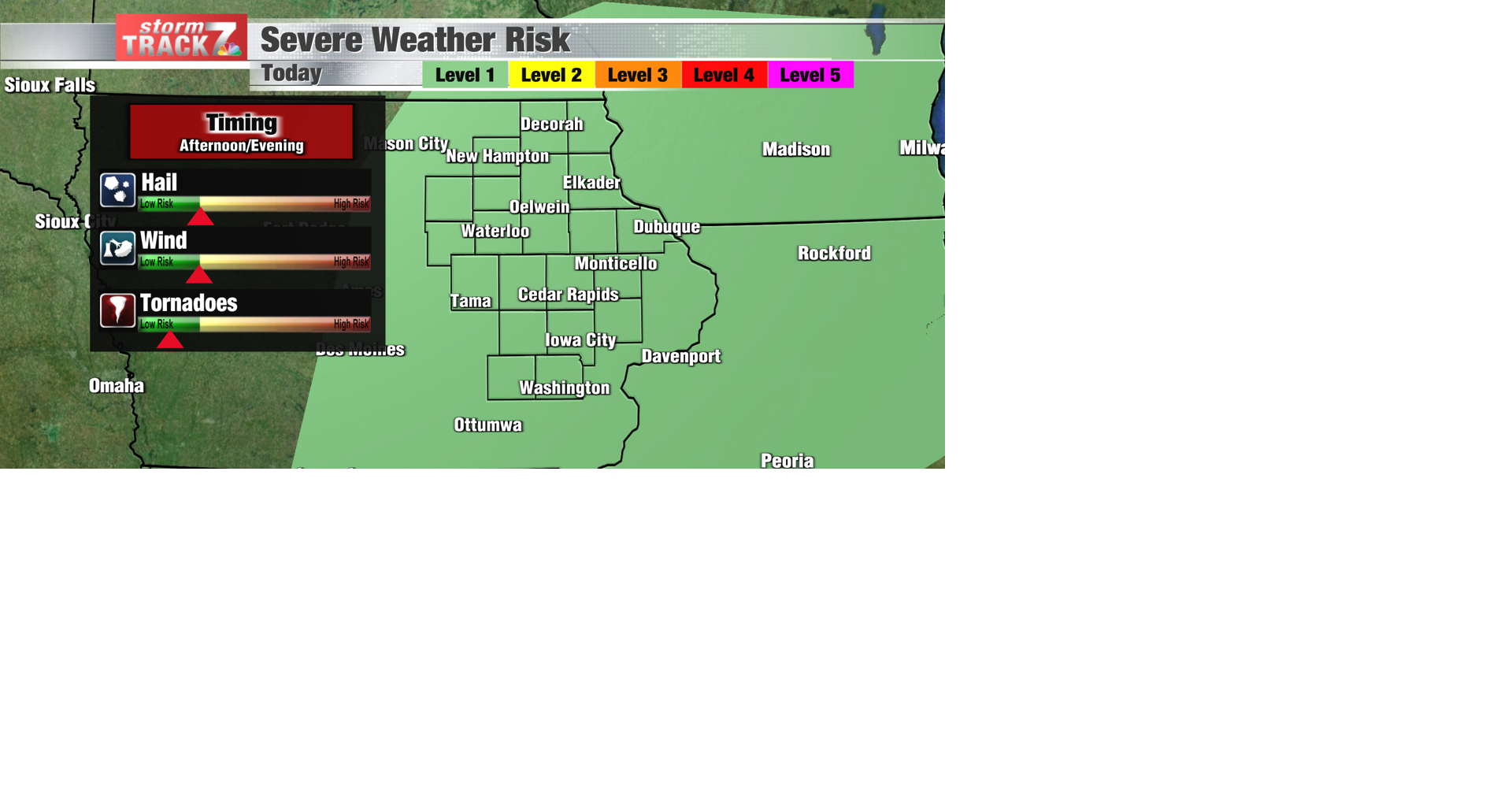 TRACKING: More rain and storms today | Forecast | kwwl.com