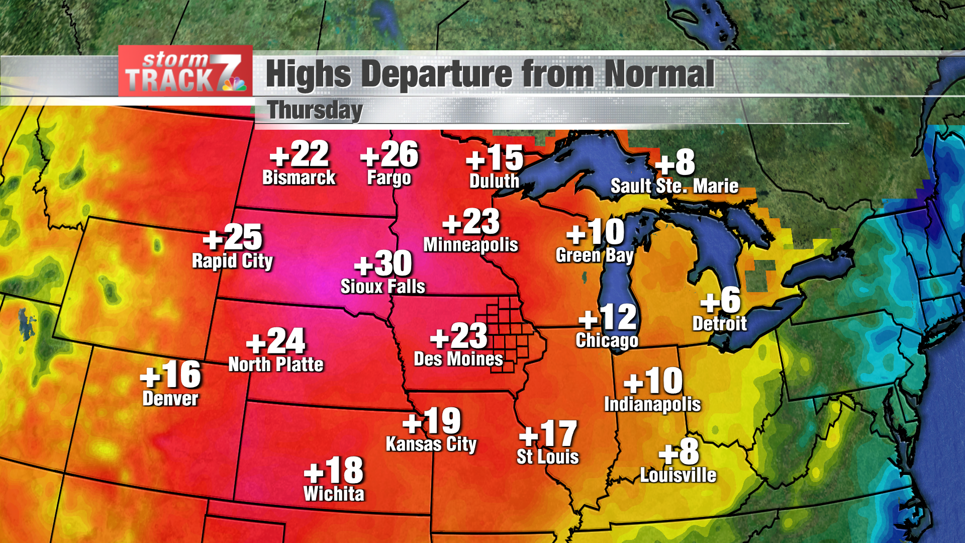 TRACKING: Temperatures On The Rise Through The Rest Of The Week ...