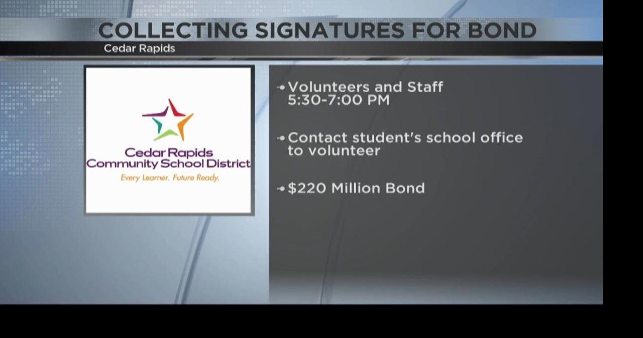 Cedar Rapids Community School District collecting signatures for $220M ...