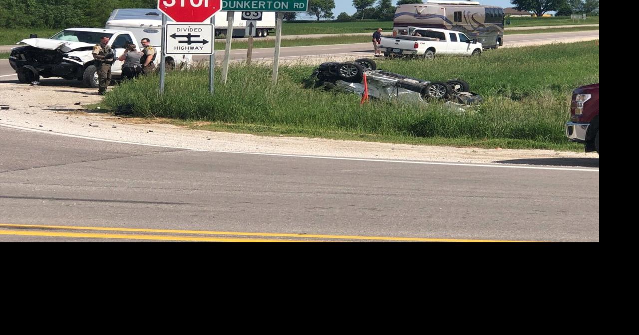 Woman injured after SUV rollover in two-vehicle crash north of Waterloo ...