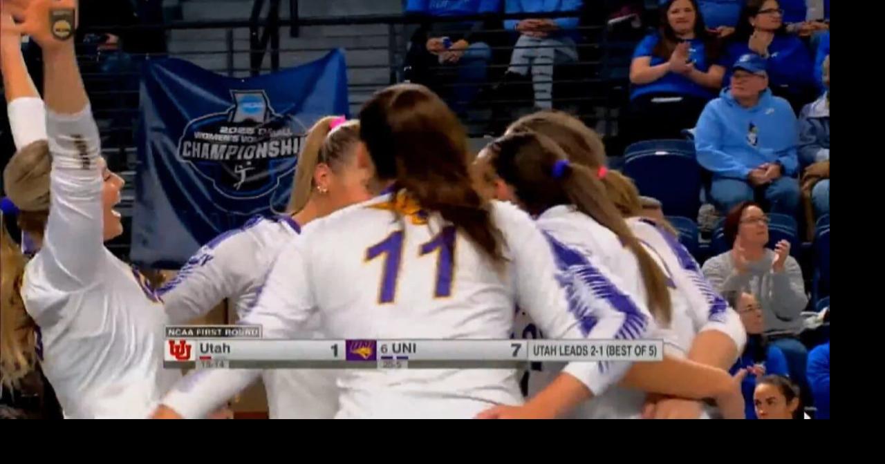 NCAA Volleyball: UNI rallies to beat Utah 3-2