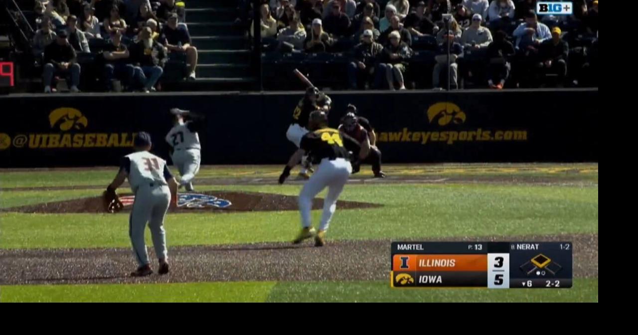 Iowa baseball tops Illinois for fifth-straight conference win