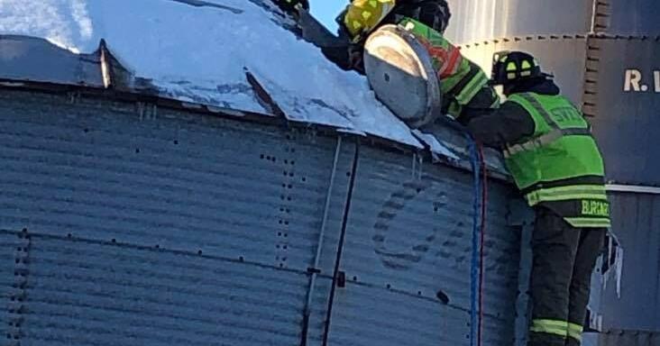 Volunteer firefighters rescue Sumner man trapped in grain bin | News ...