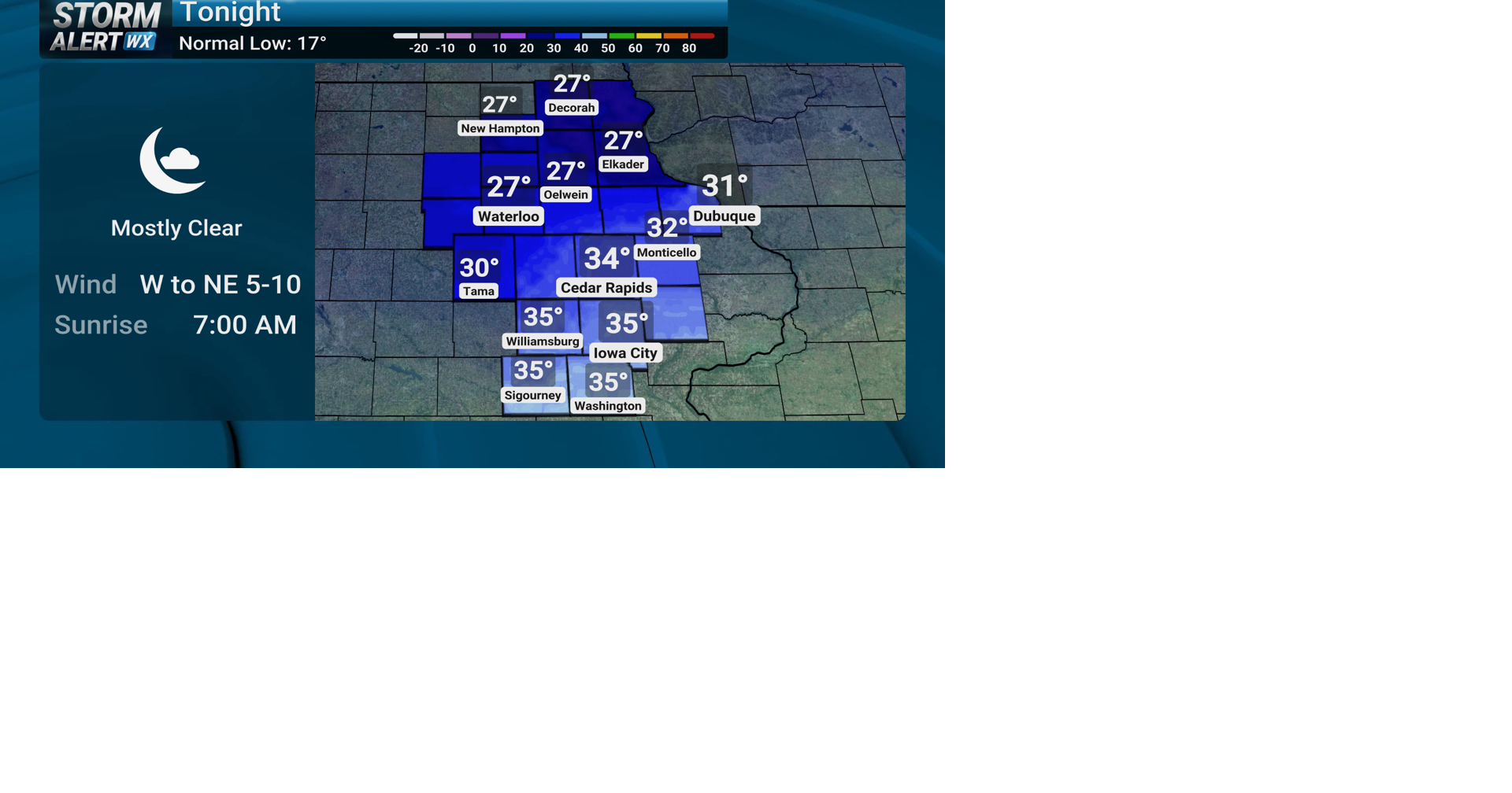 TRACKING: Chance of rain and snow for end of the week | Forecast | kwwl.com