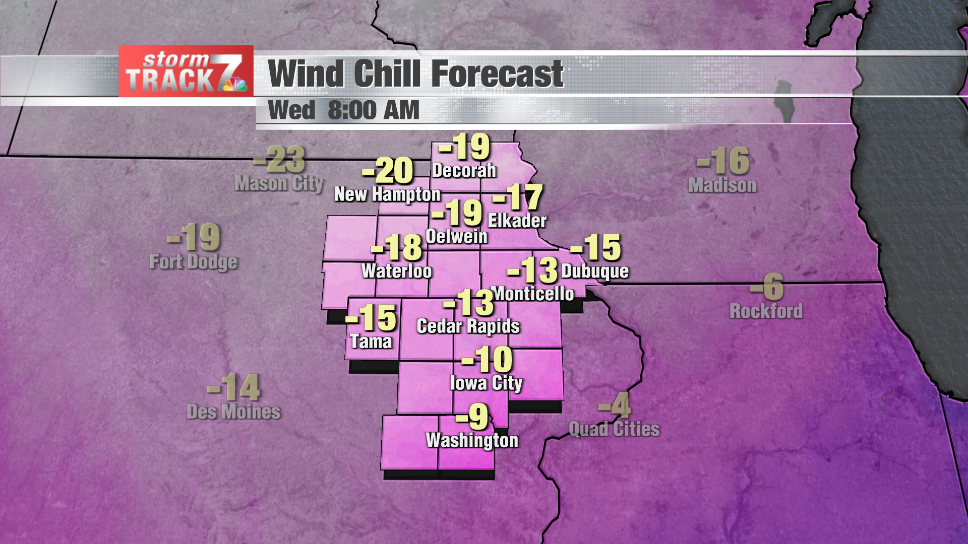 TRACKING: Bitterly Cold And Windy | Forecast | Kwwl.com