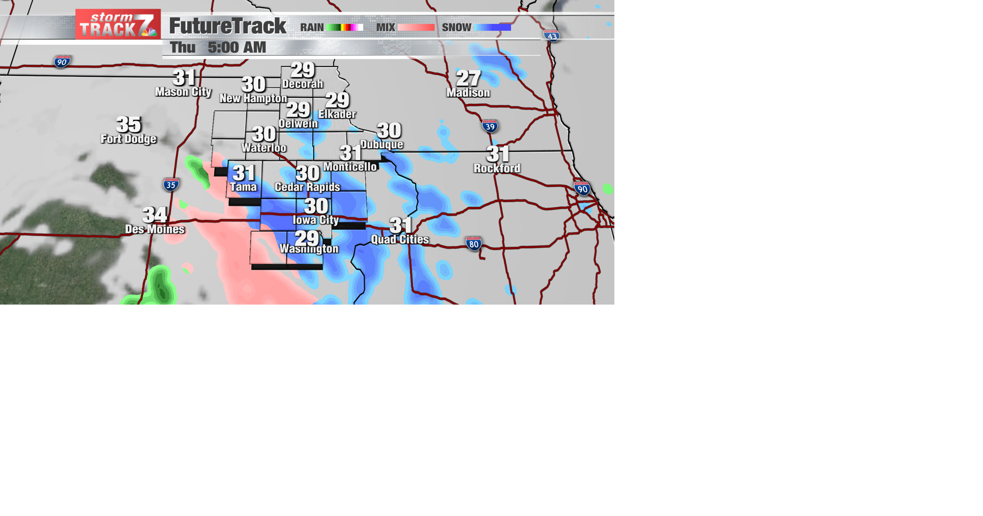 TRACKING: Wintry mix possible tonight | Forecast | kwwl.com