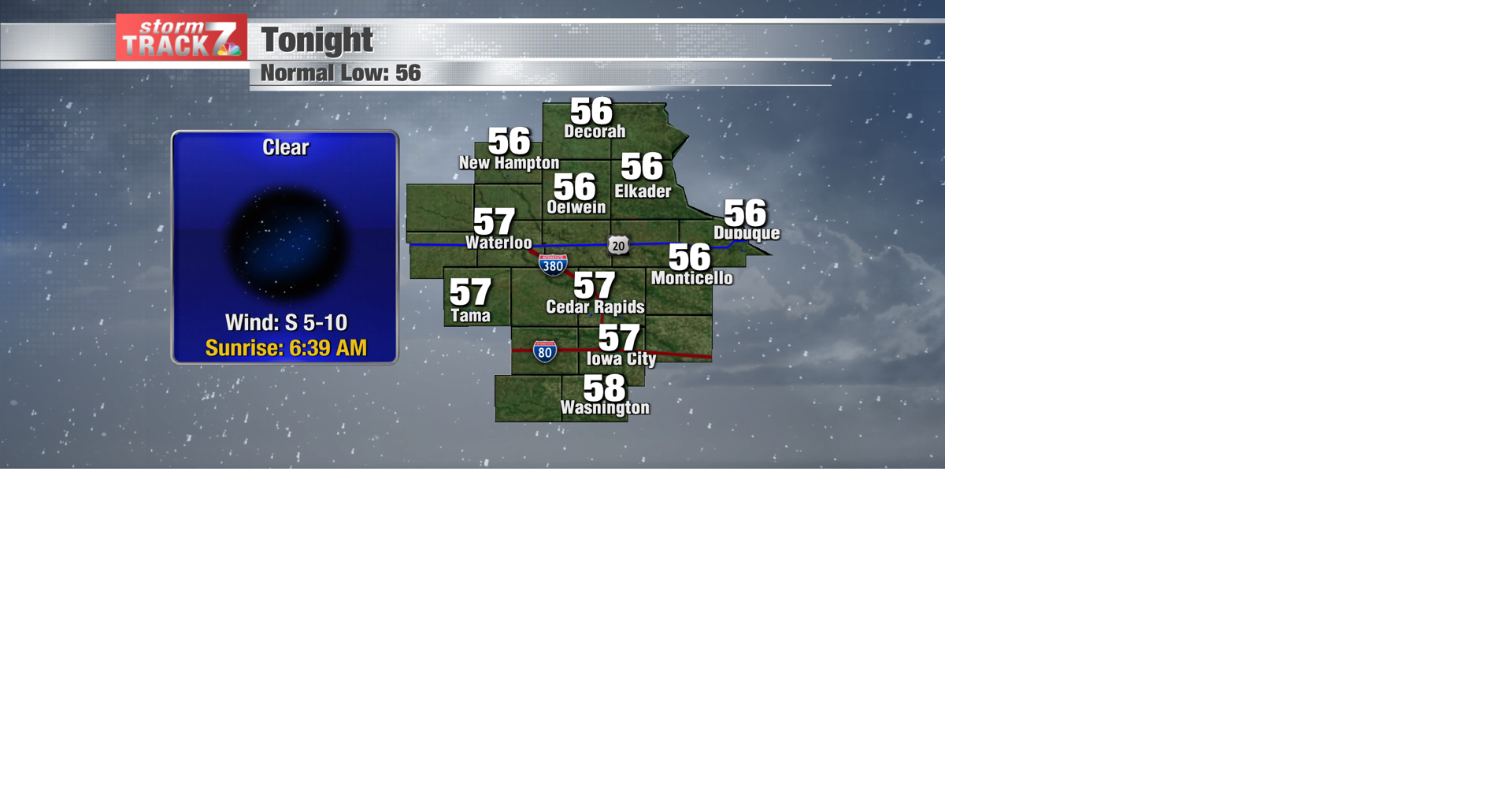 TRACKING: Small chance of rain/storms for Thursday | Forecast | kwwl.com