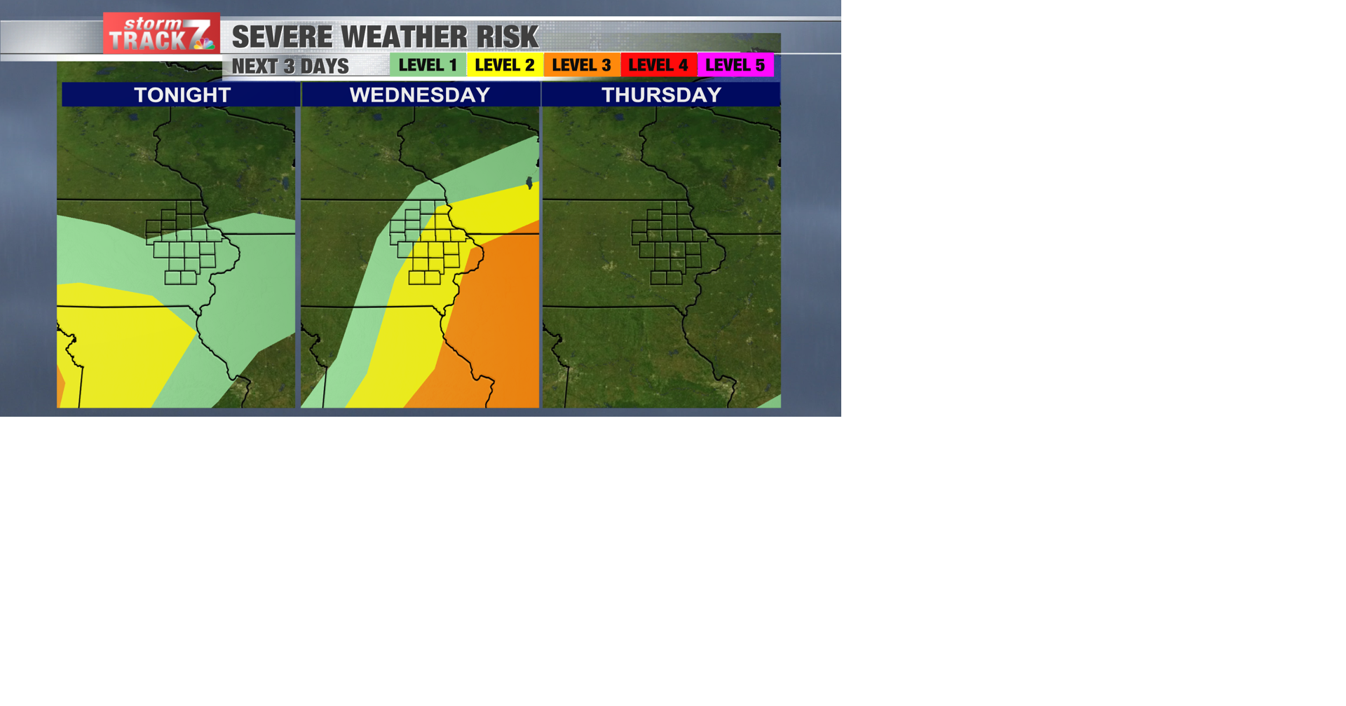 TRACKING: Some rain and storms through tomorrow | Forecast | kwwl.com