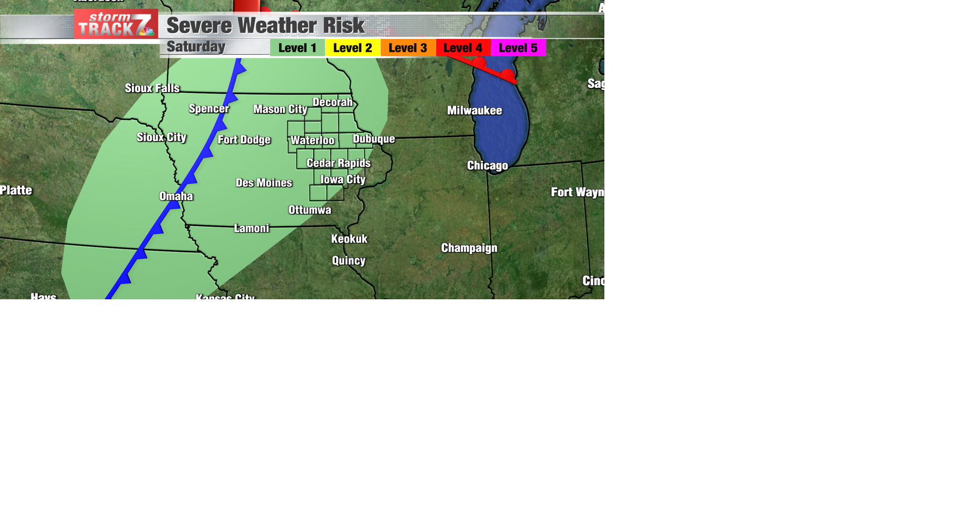 TRACKING: Rain and storm chances this weekend | Forecast | kwwl.com