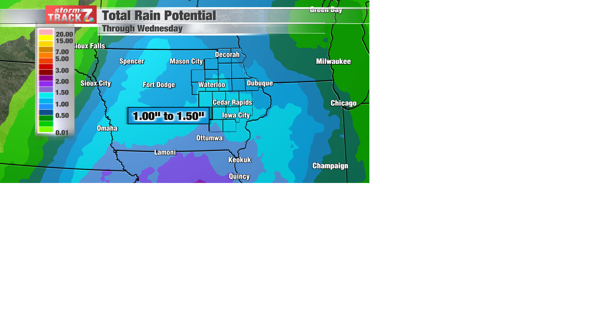 TRACKING: Much needed rain coming next week | Forecast | kwwl.com