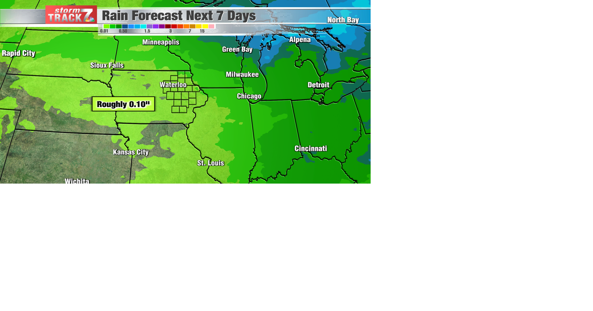 TRACKING: Dry conditions over the next week | Forecast | kwwl.com