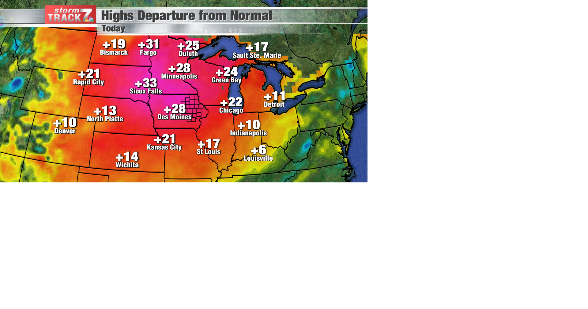 TRACKING: Warm and windy today leading to a fire danger | Forecast ...