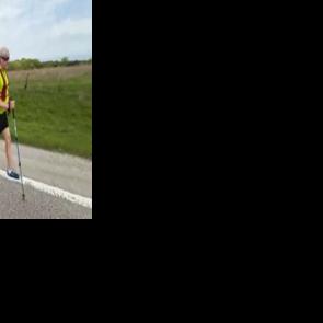 Hospice care nurse walking across Iowa to raise awareness and funds