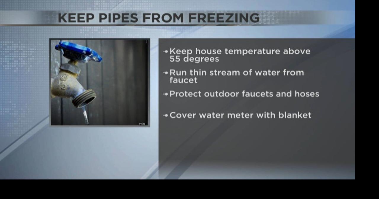 Tips on preventing pipes from freezing News