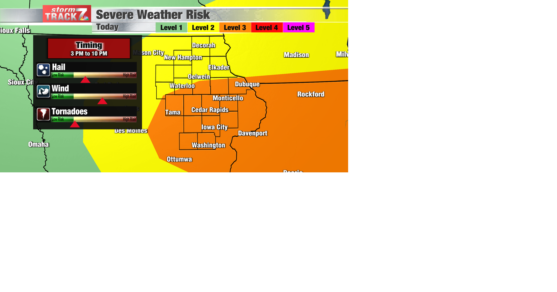 YELLOW ALERT DAY: Dangerous heat fuels severe storms today | Top ...