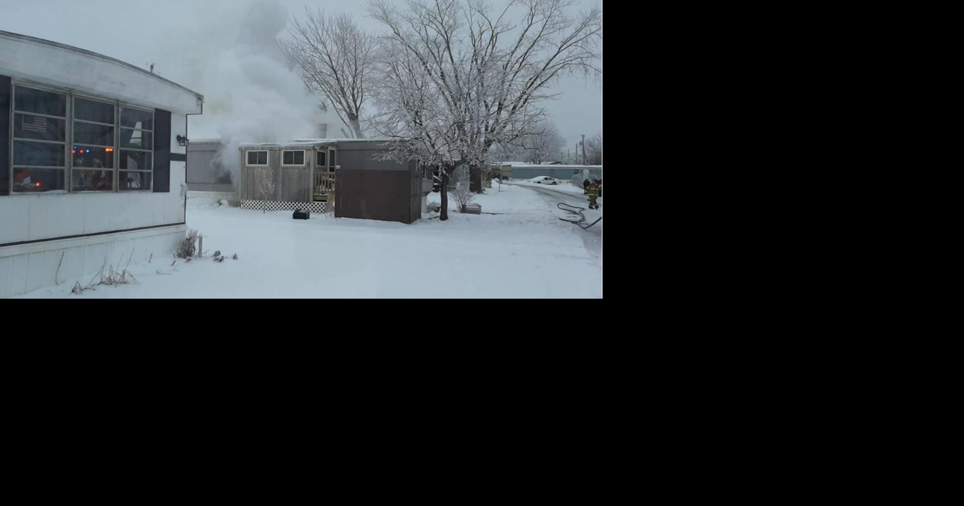 Marion emergency crews battling house fire Cedar Rapids