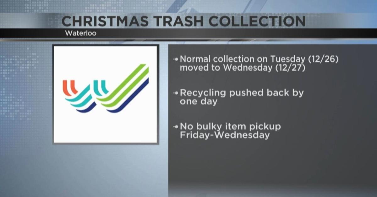 Waterloo Parcel Collection Waterloo releases updated trash collection schedule | Waterloo | kwwl.com