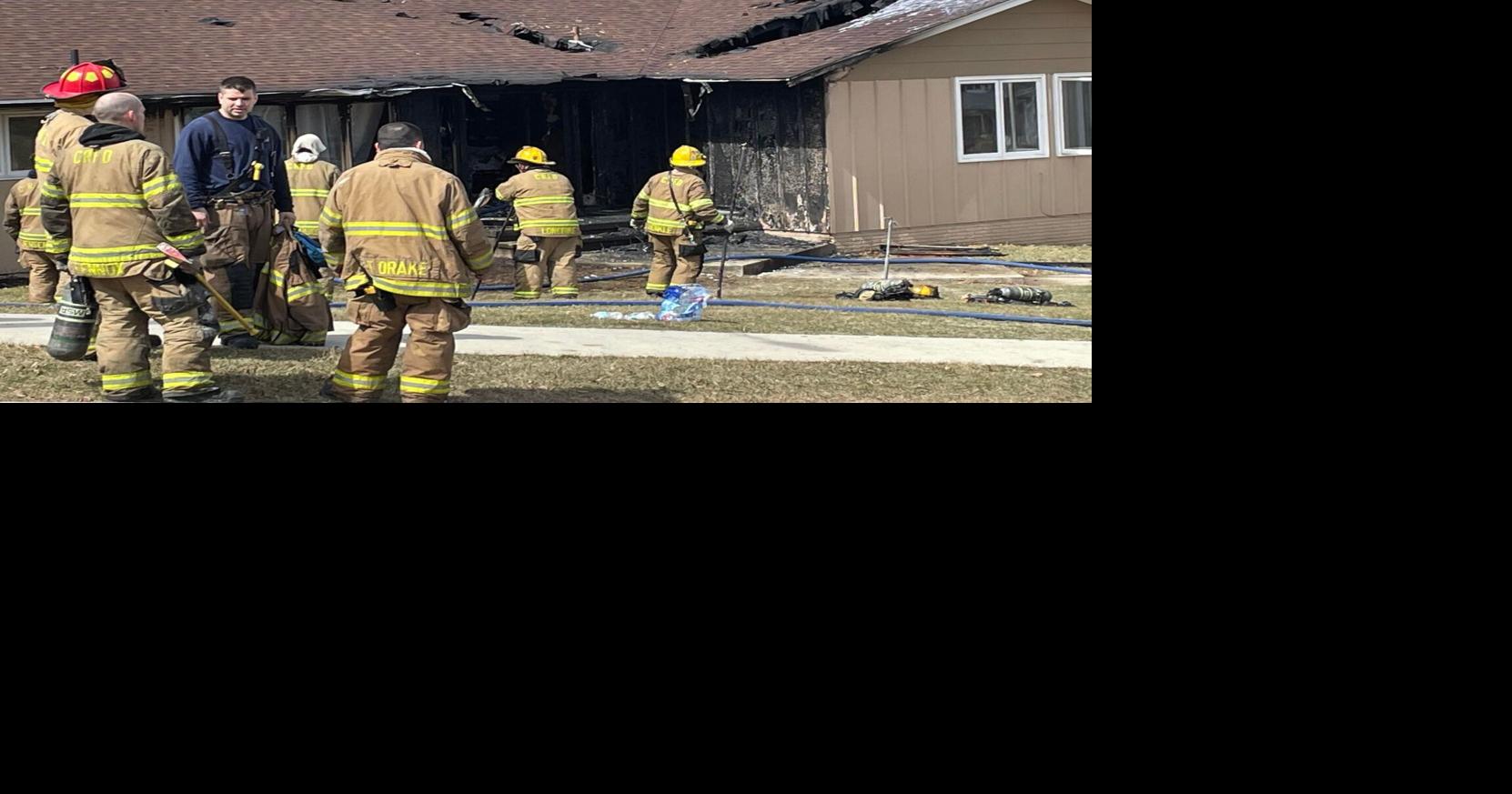 Firefighter suffers minor injuries, dog rescued in Cedar Rapids house fire Cedar Rapids