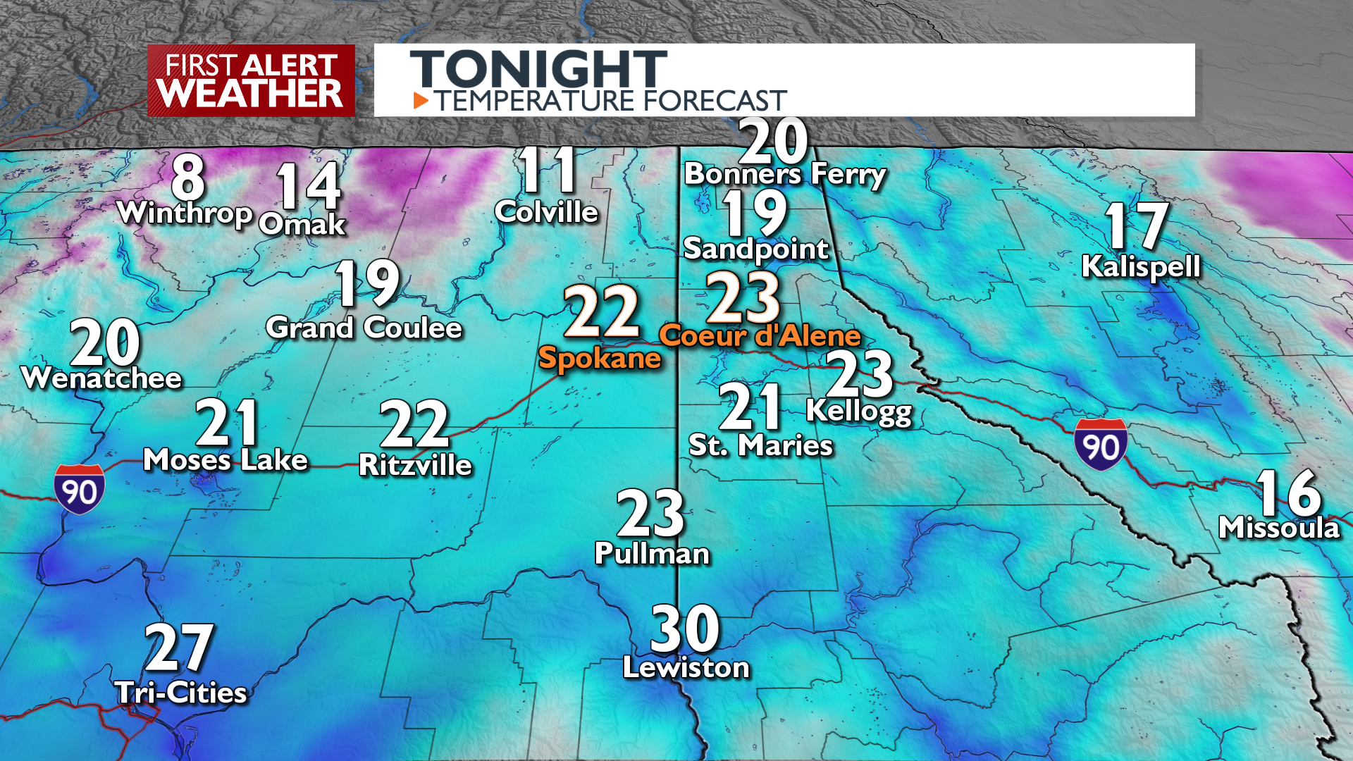 Chilly Thursday with more snow showers | News | kxly.com
