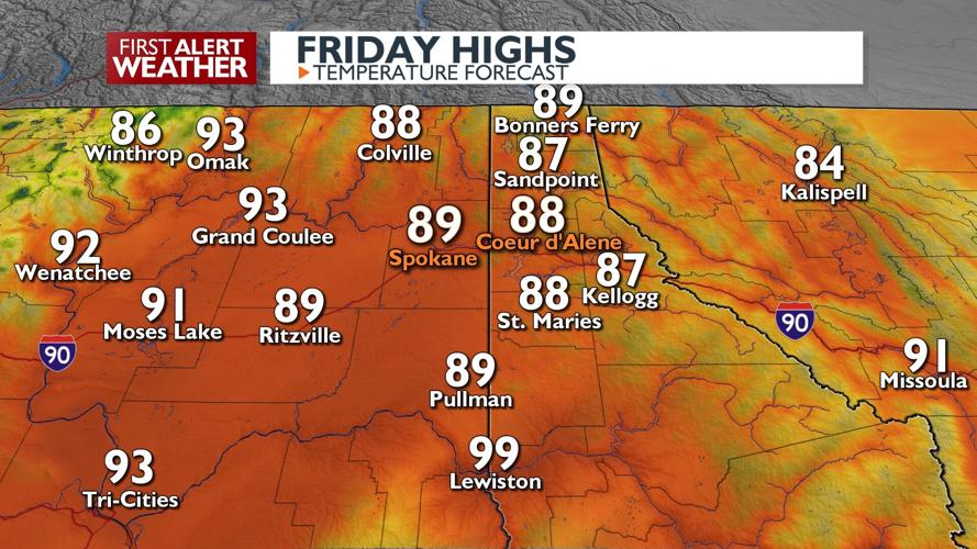 🔥The heat returns - We're back in the upper 80s and lower 90s for ...