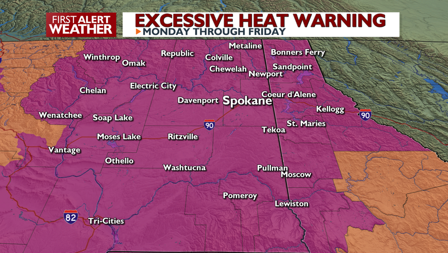 Excessive Heat Warning extended to Saturday – Mark | Local News | kxly.com
