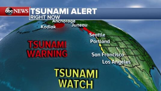 Watch the moment tsunami wave reached Ishikawa prefecture