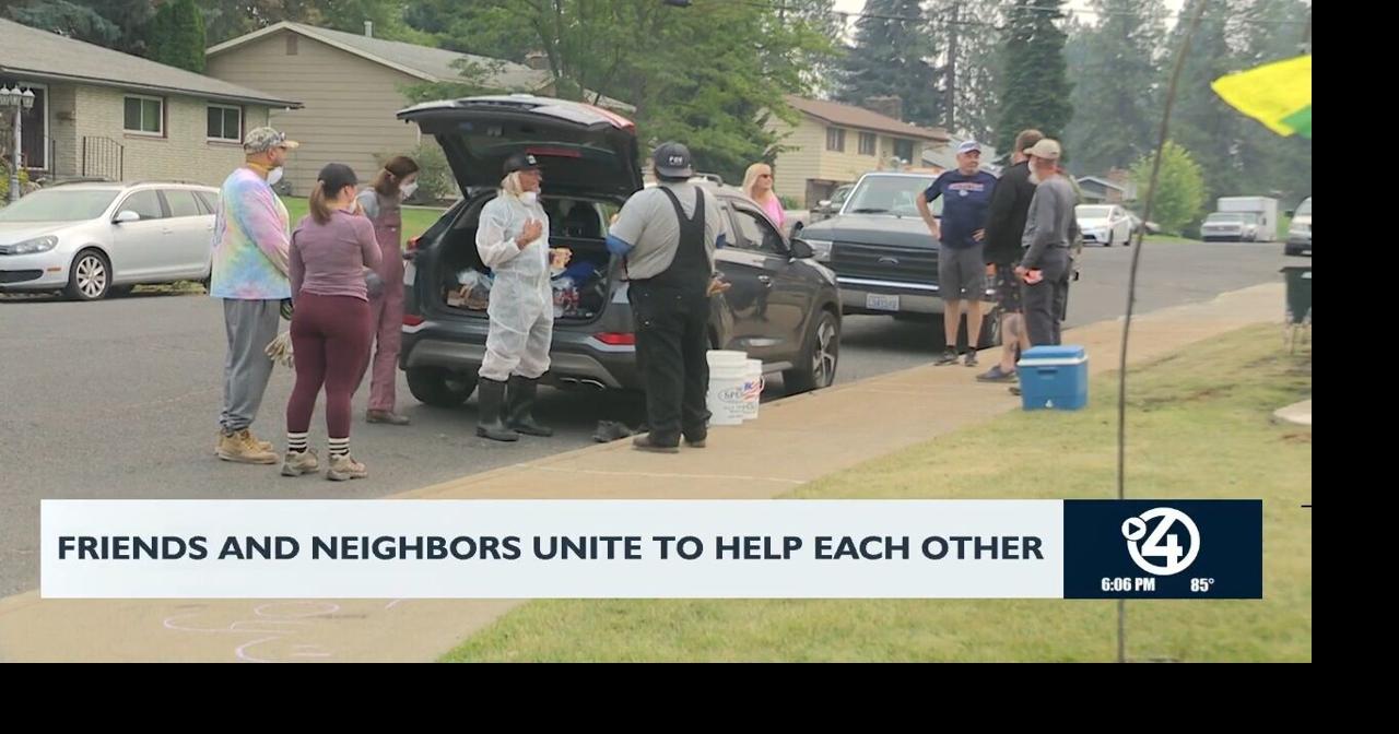 Friends and neighbors unite to help each other