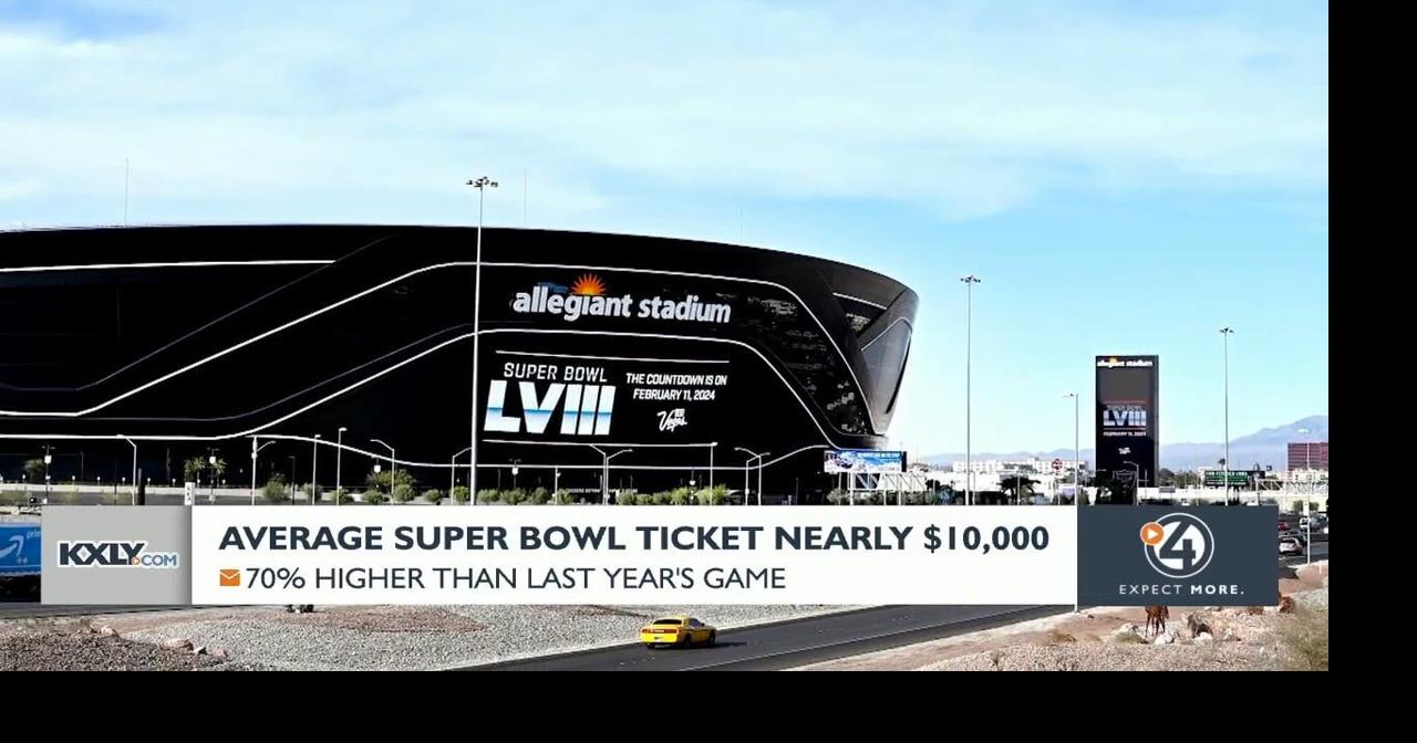 Average Super Bowl ticket 10,000 Video