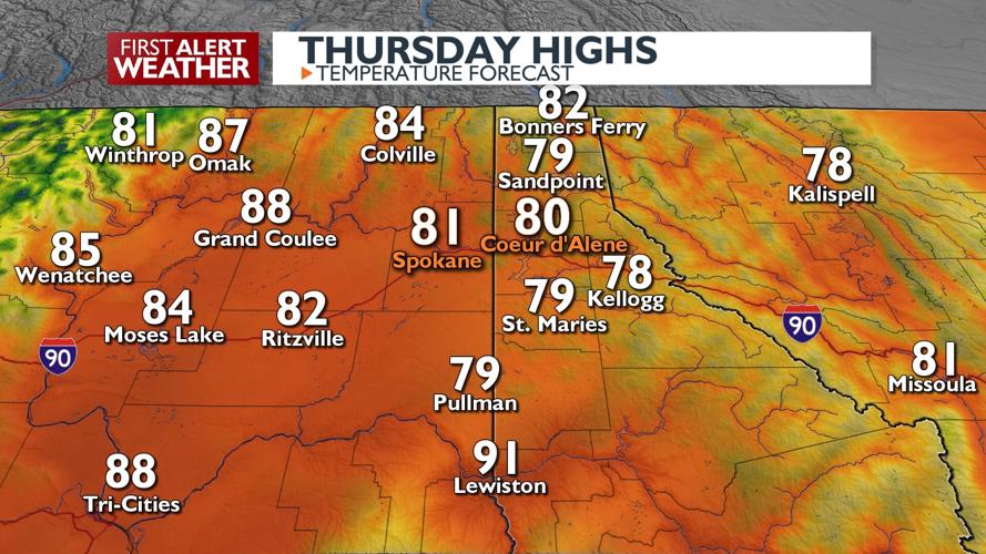 🌞No more showers: sunny Thursday with highs in the upper 70s and lower ...