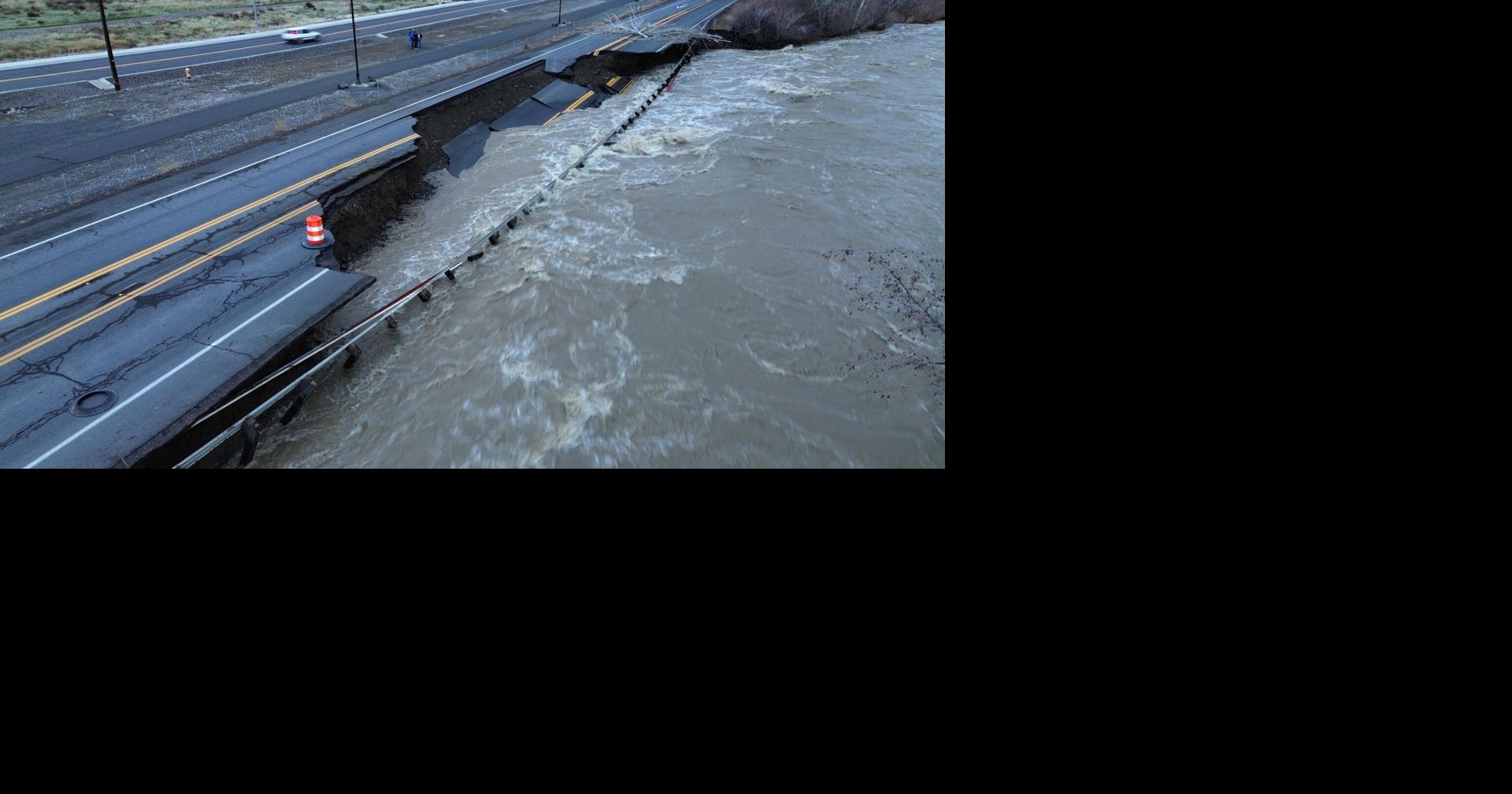 Highway 12 washout forces extended detour through Naches school zone