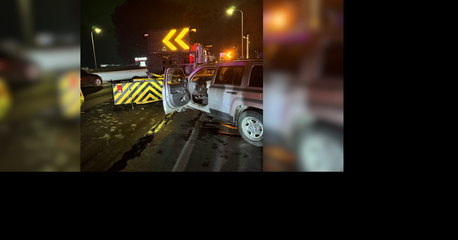 Washington State Patrol arrests suspected DUI driver who crashed into WSDOT vehicle