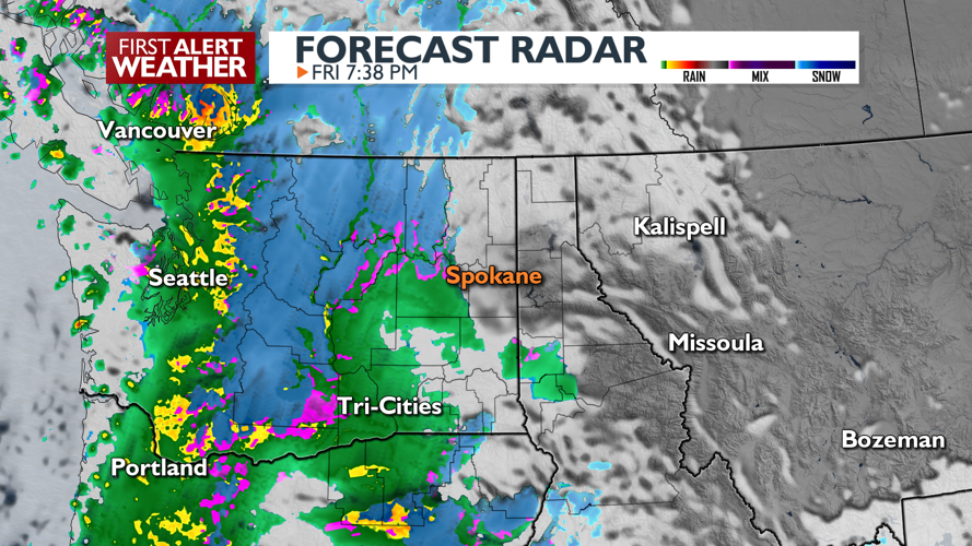 Rain tonight with mountain snow and drier for Saturday after sunrise ...