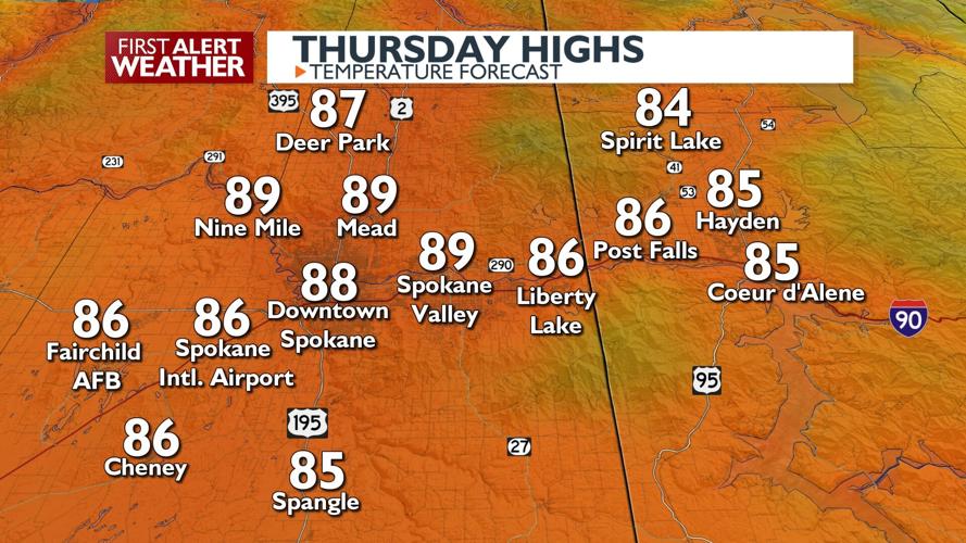 🌞Warming trend: we're heading back up into the mid to upper 80s for ...