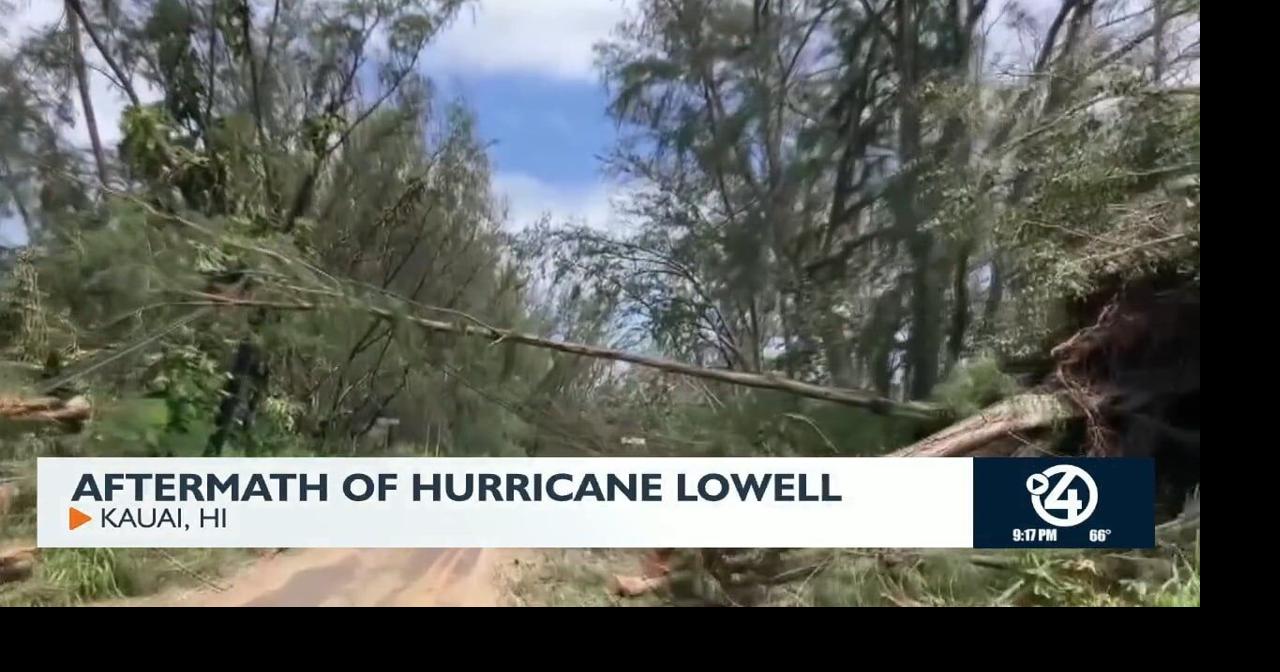 Aftermath of Hurricane Lowell