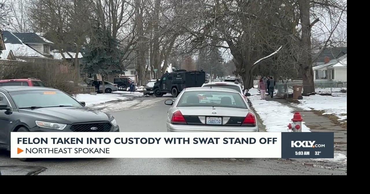 Felon taken into custody following SWAT standoff | Video | kxly.com