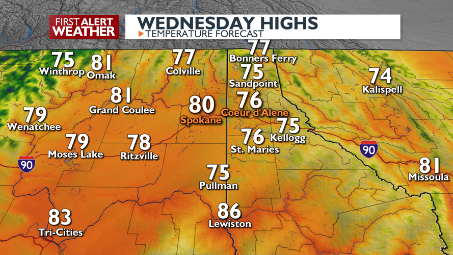 Morning rain, then sunny skies with highs in the 70s & 80s | News ...