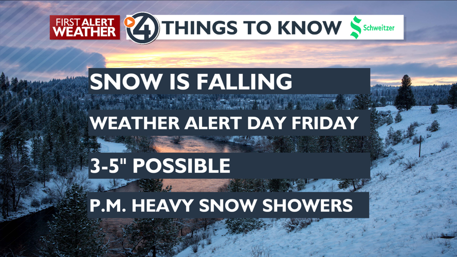 WEATHER ALERT DAY: Heavy snow possible for Friday | News | kxly.com