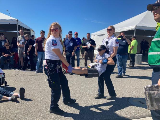 PHOTOS: First responders participate in mass casualty simulation ...