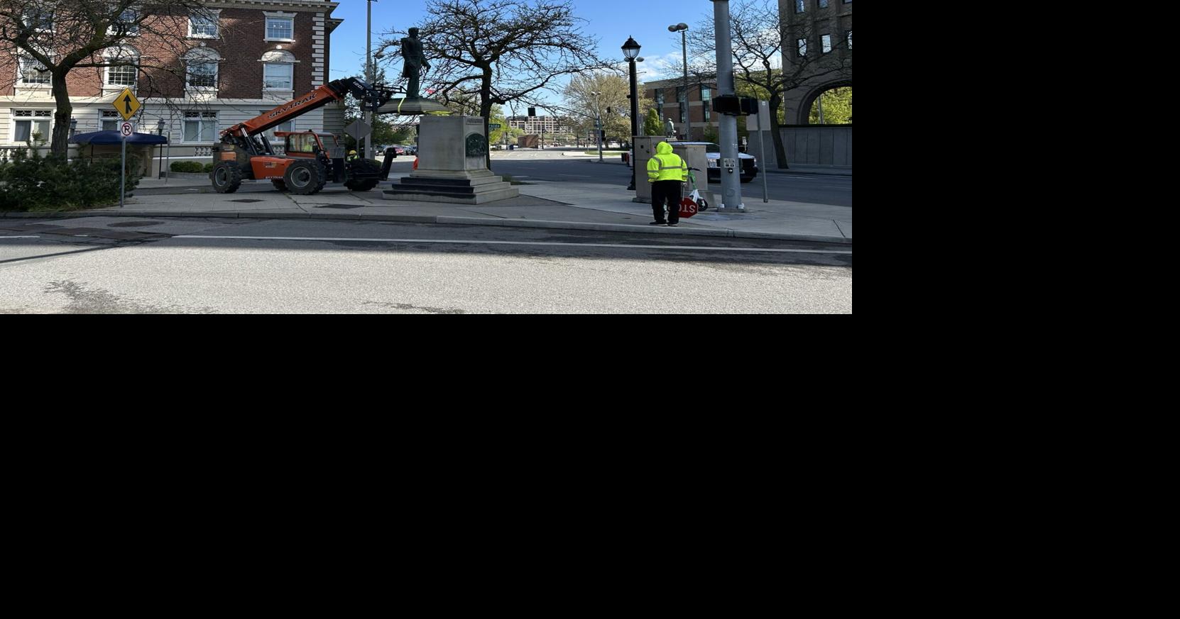 Spokane removes controversial Monaghan statue | News | kxly.com