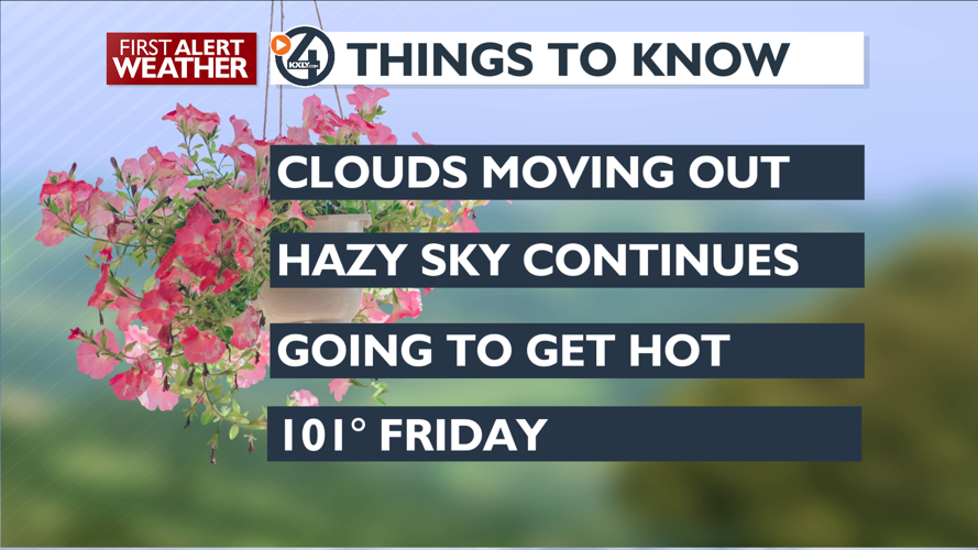 Triple digit temperatures on the way – Mark | Forecast | kxly.com