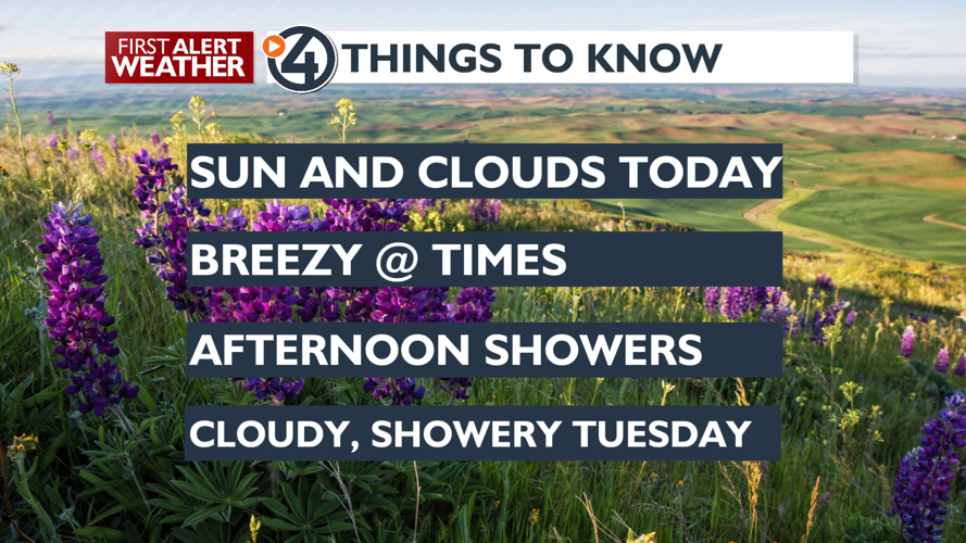Sun and clouds with scattered afternoon showers - Mark | Weather | kxly.com