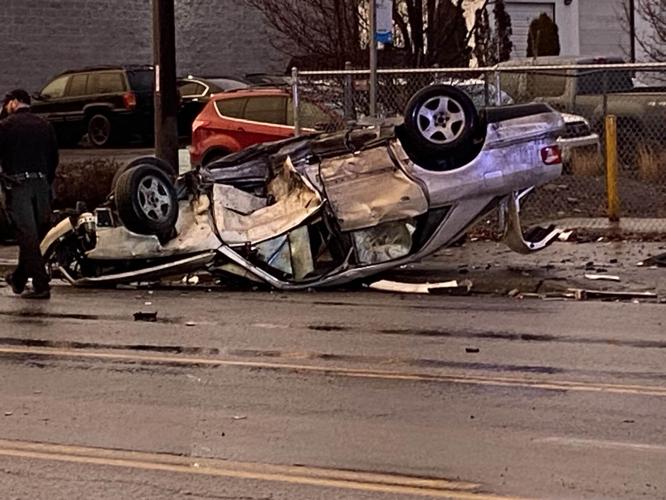 Rollover on Sprague Avenue causes lane closure, road now open News