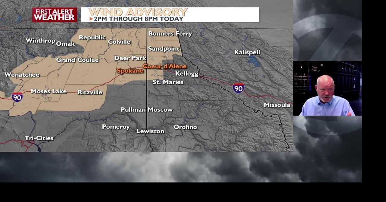 Sunny and warm with gusty SW winds, Wind Advisory starting this ...