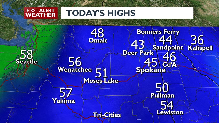 More sunshine and warmer temperatures today – Mark | Forecast | kxly.com