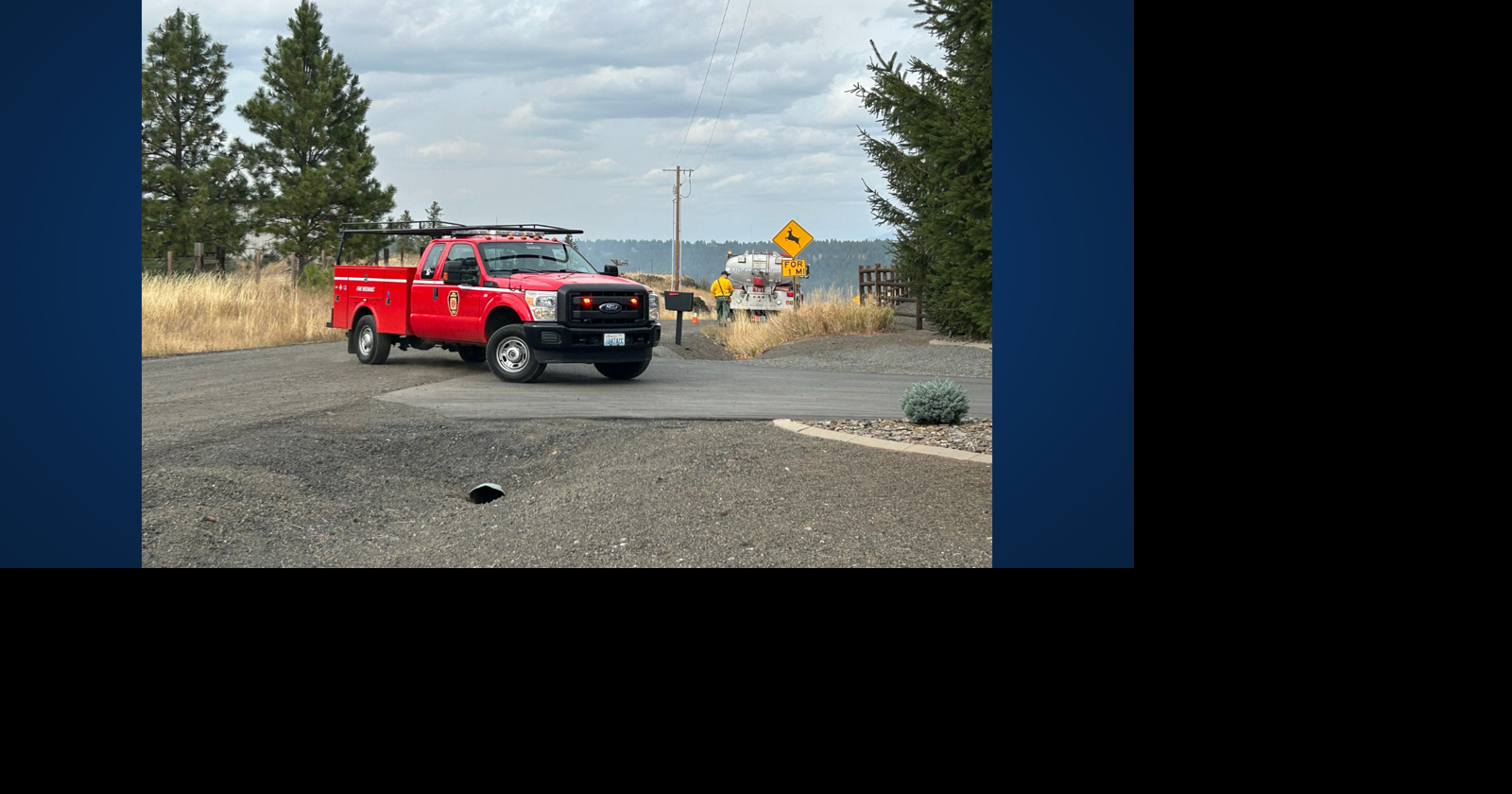 Forward progress stopped on Hatch Road Fire near 195