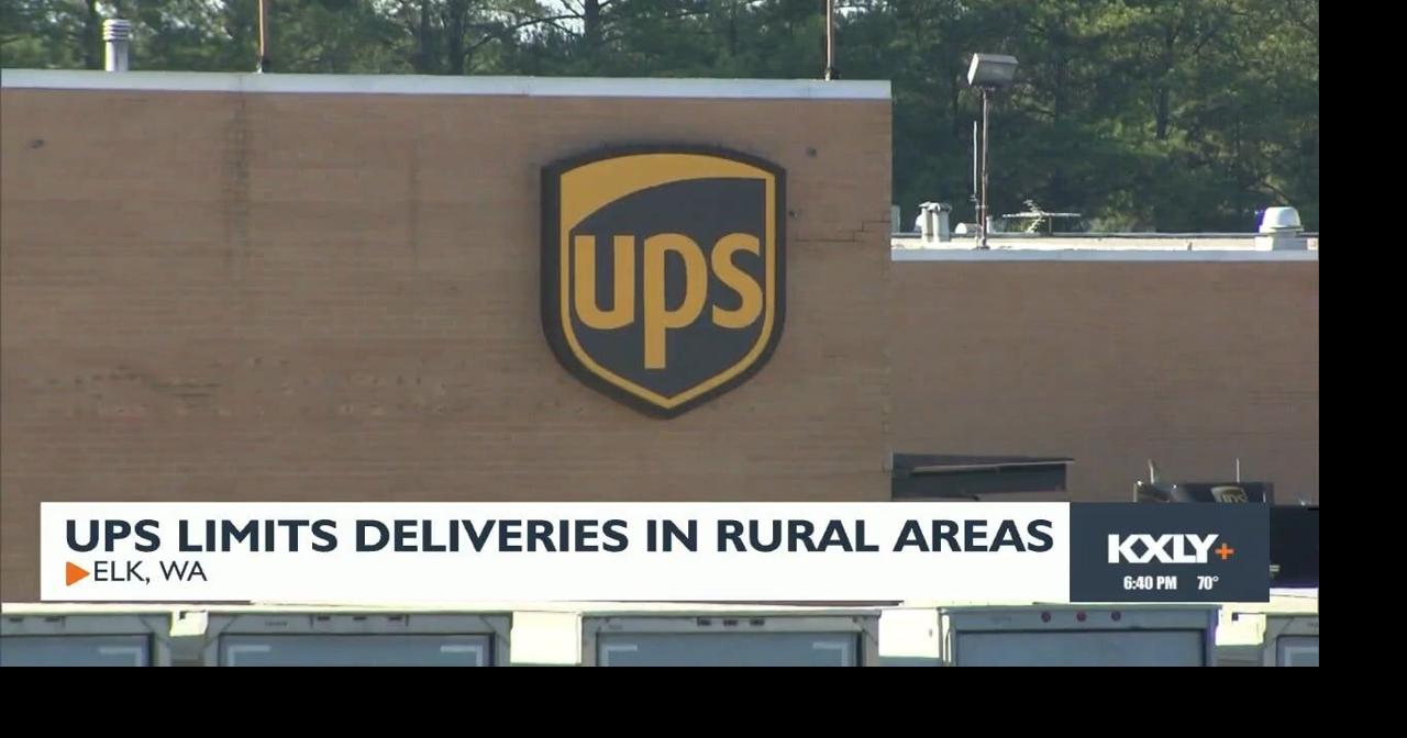 UPS limits deliveries in rural areas, including Elk Video