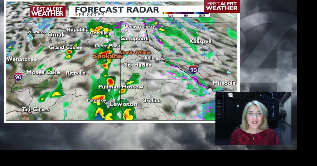 The rain showers will end late tonight, but there's more wet weather in ...