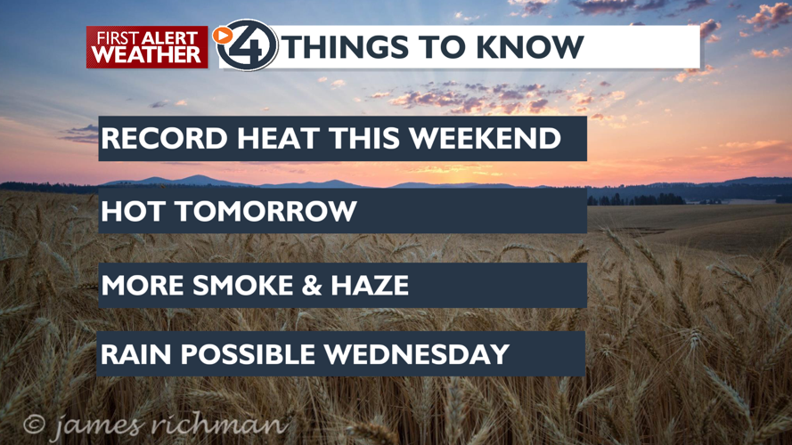 Even MORE smoky skies and heat Sunday | News | kxly.com