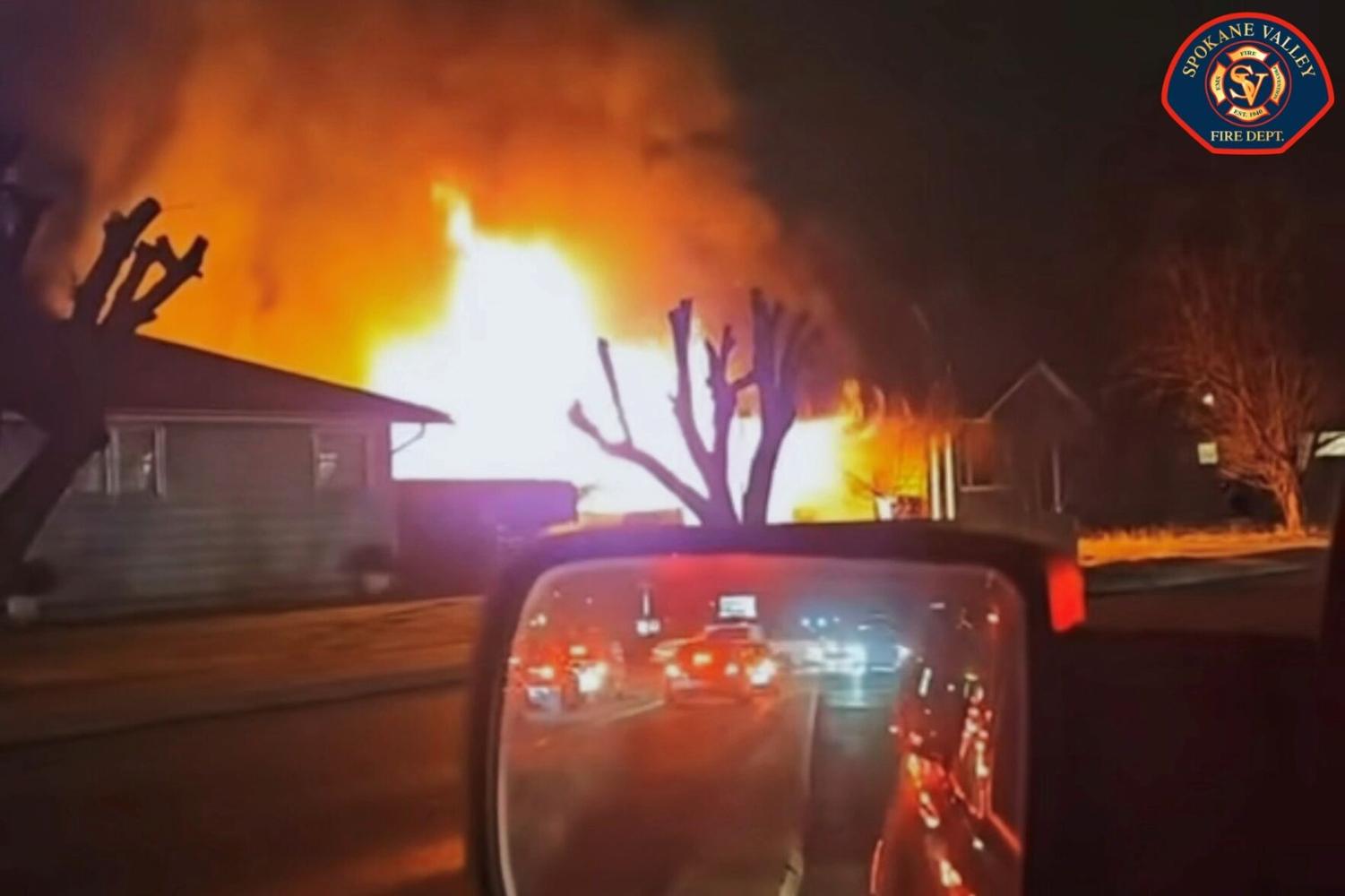 Spokane Valley firefighters quickly contain carport fire | News | kxly.com