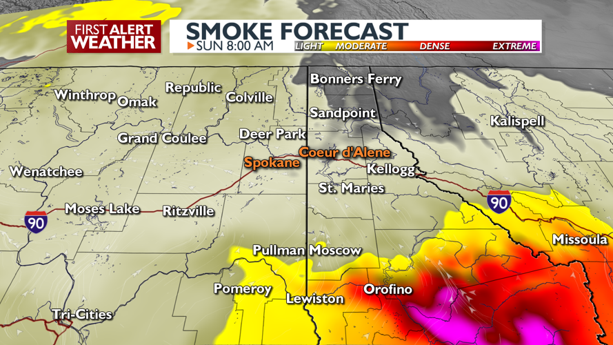 Even MORE smoky skies and heat Sunday | News | kxly.com